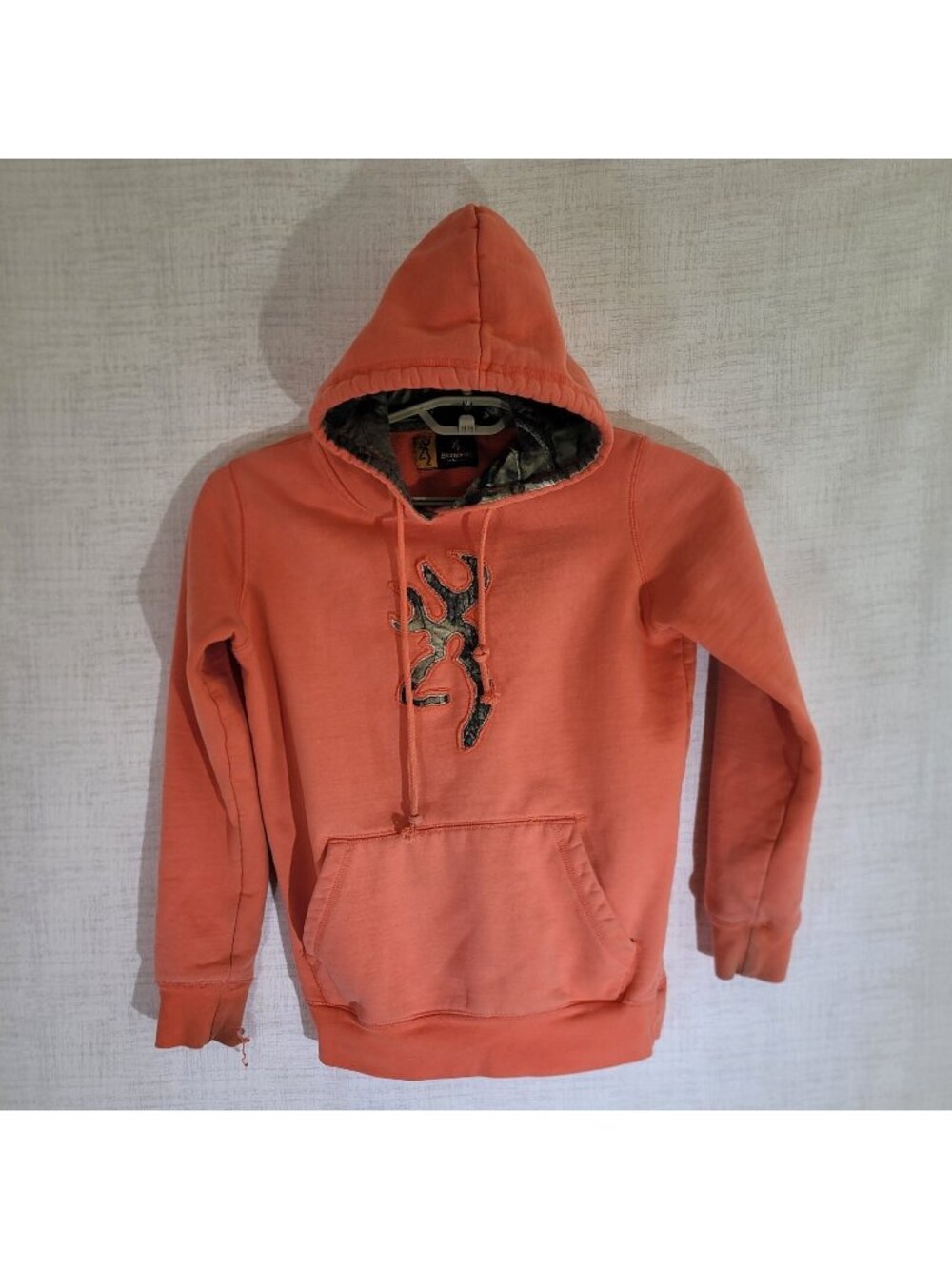 READ Browning Hoodie Womens S Cotton Blend Pullover Sweatshirt Hunting Outdoors